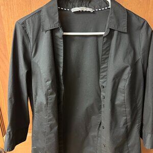 Riders by Lee Women's Black Fitted Shirt Size M In Great Shape!!